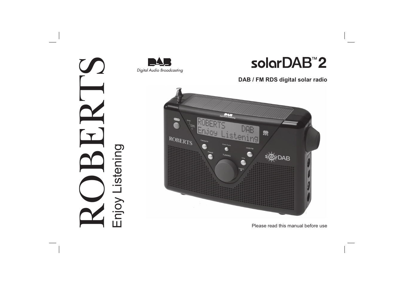 Roberts Radio solarDAB 2 User Manual | 32 pages