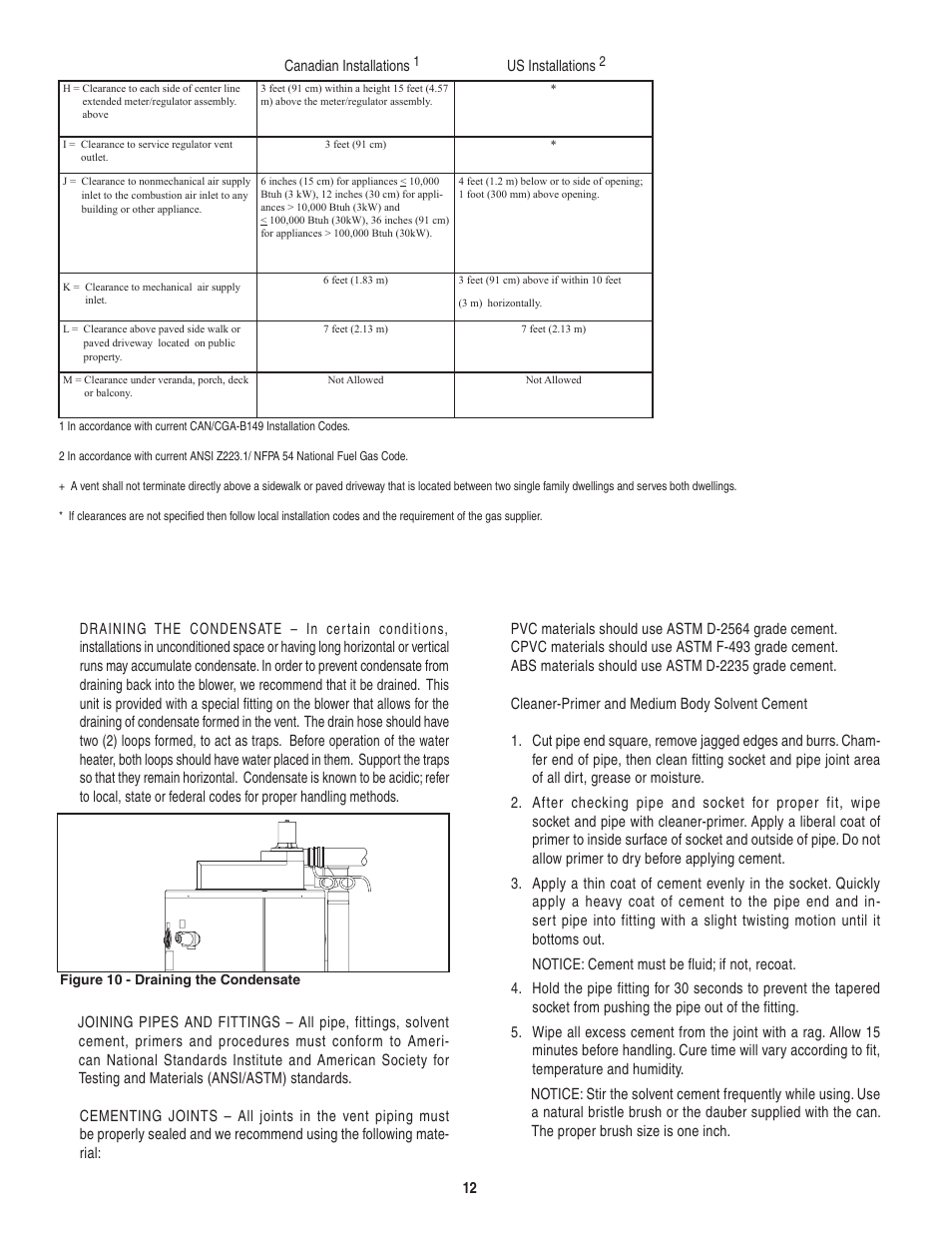 Rheem Commercial Power Direct Vent Water heater User Manual | Page 12 / 28  | Original mode