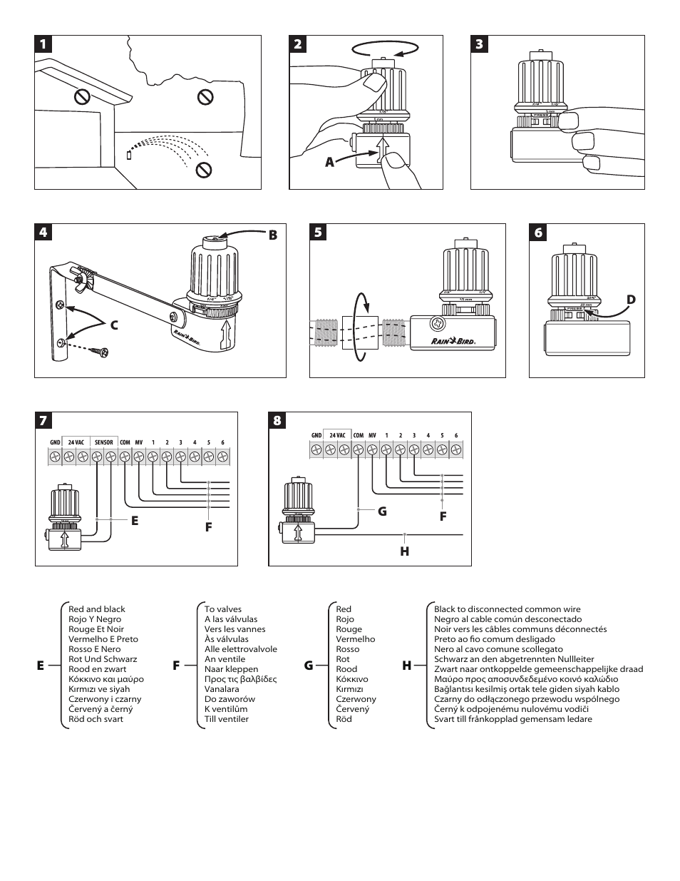Rain Bird RSD Rain Sensor RSD-BEx User Manual | Page 2 / 16 | Original mode  | Also for: RSD Rain Sensor RSD-CEx