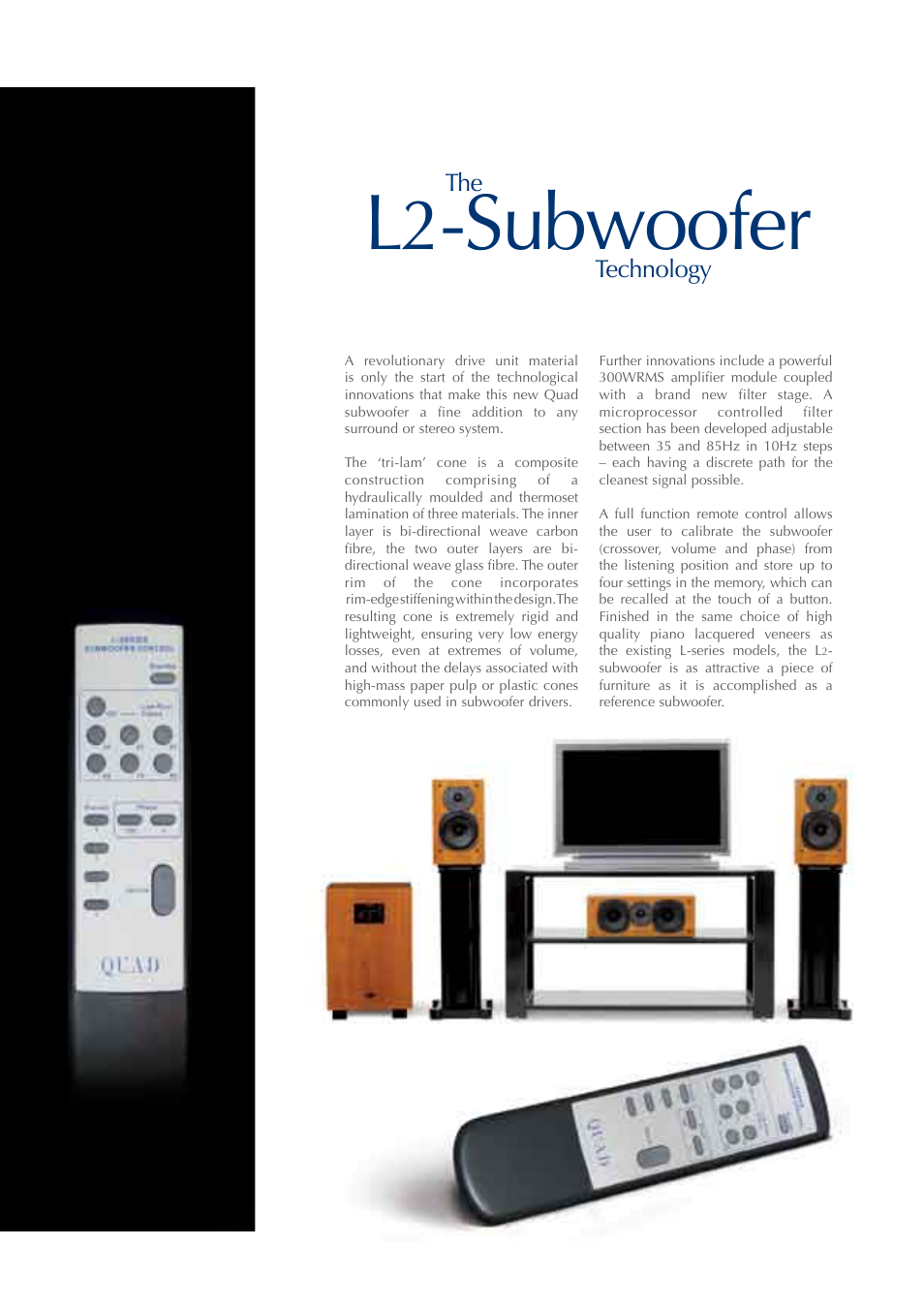 Subwoofer | QUAD L2 Series User Manual | Page 13 / 16