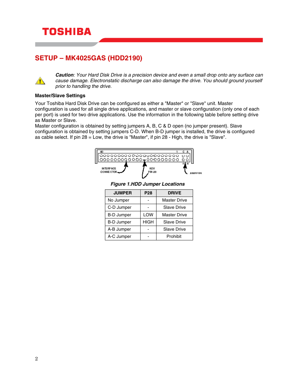 Setup – mk4025gas (hdd2190) | Toshiba MK4025GAS User Manual | Page 4 / 11