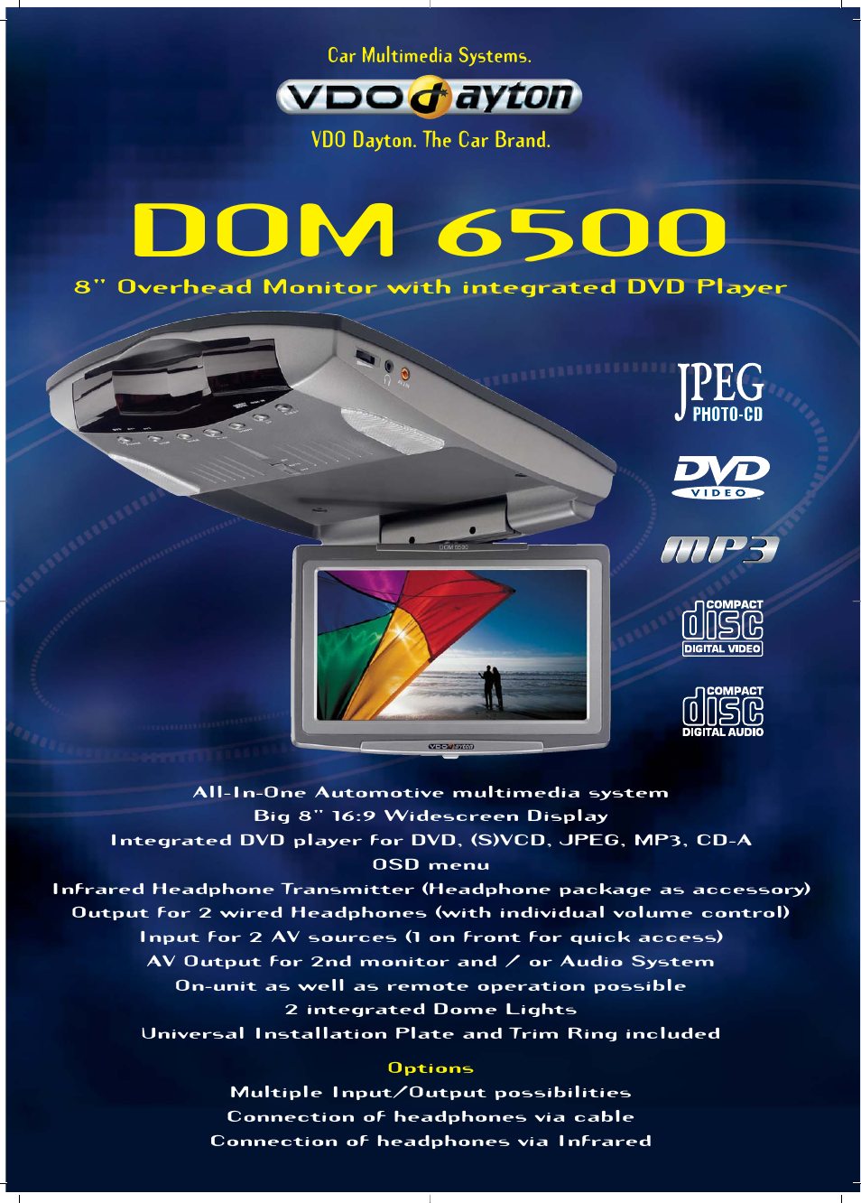 VDO Dayton DOM 6500 User Manual | 2 pages