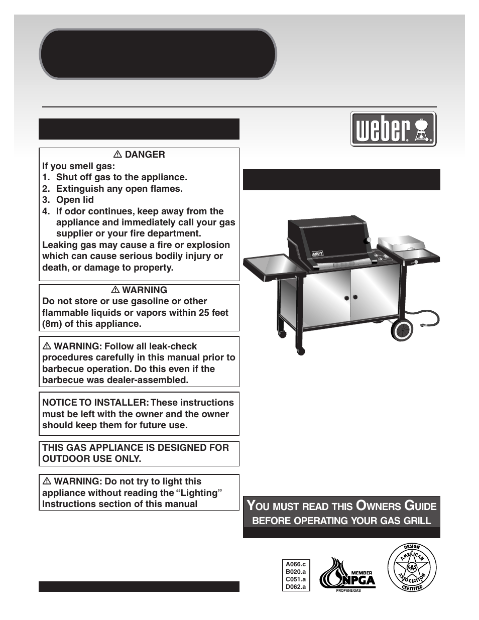 weber Genesis Platinum C User Manual | 30 pages