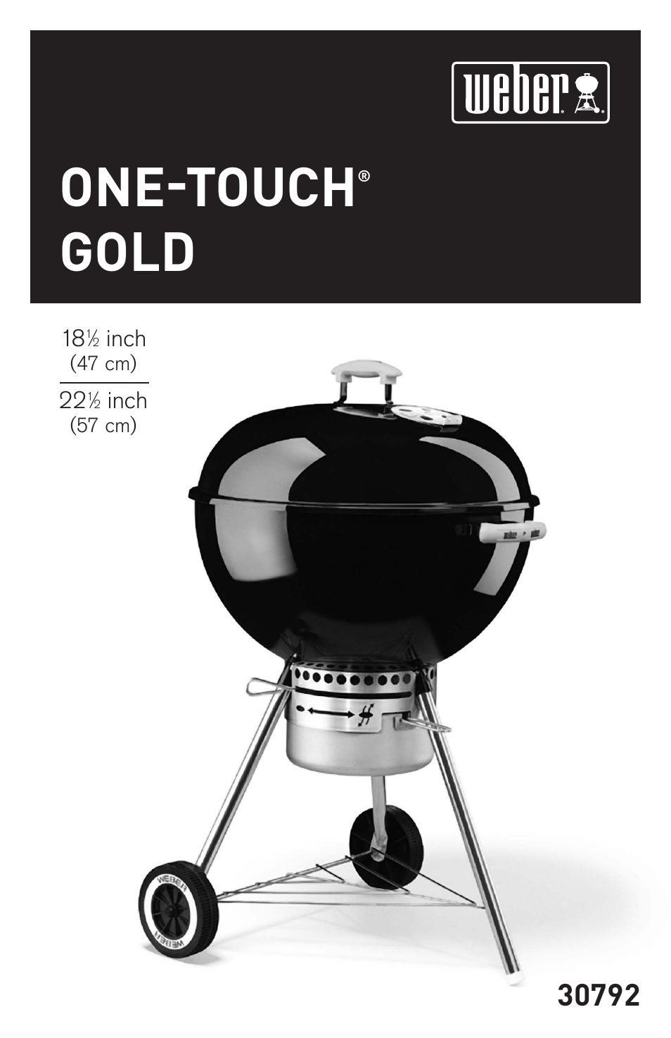 weber ONE-TOUCH GOLD 30792 User Manual | 16 pages