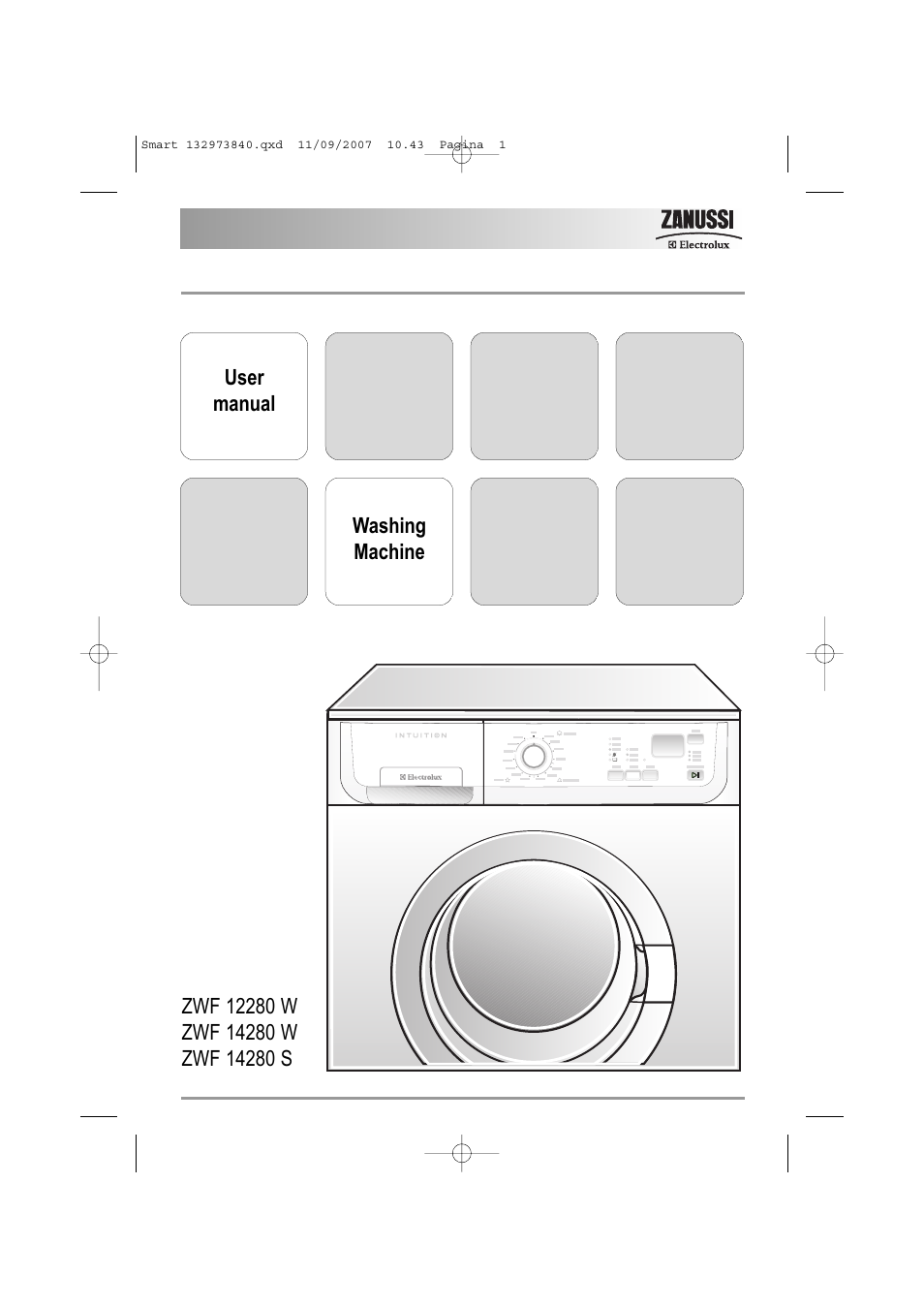 Zanussi ZWF 14280 W User Manual | 36 pages | Also for: ZWF 12280 W, ZWF  14280 S