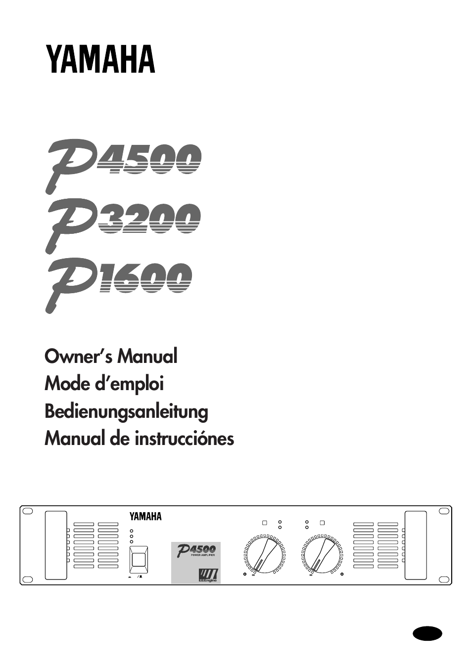 Yamaha P3200 User Manual | 12 pages