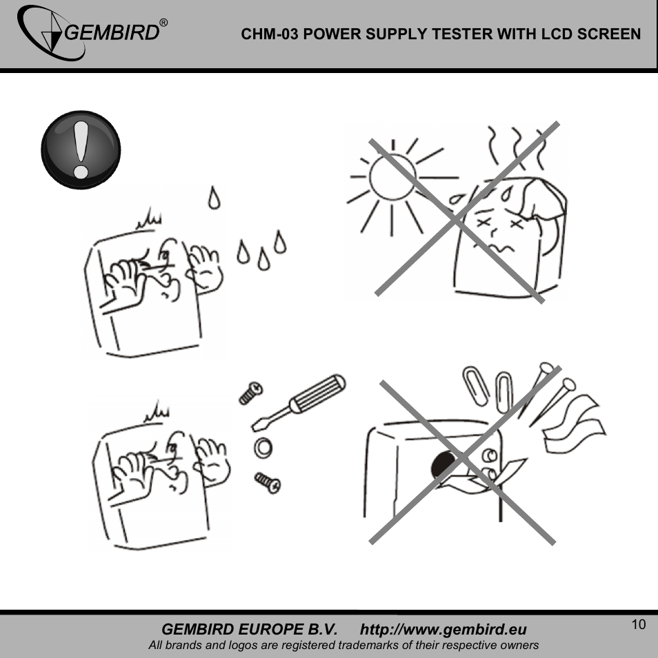 Gembird CHM-03 User Manual | Page 10 / 15