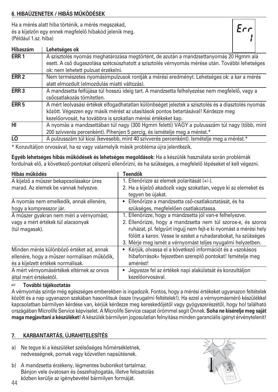 Microlife BP 3BTO-AP User Manual | Page 47 / 48