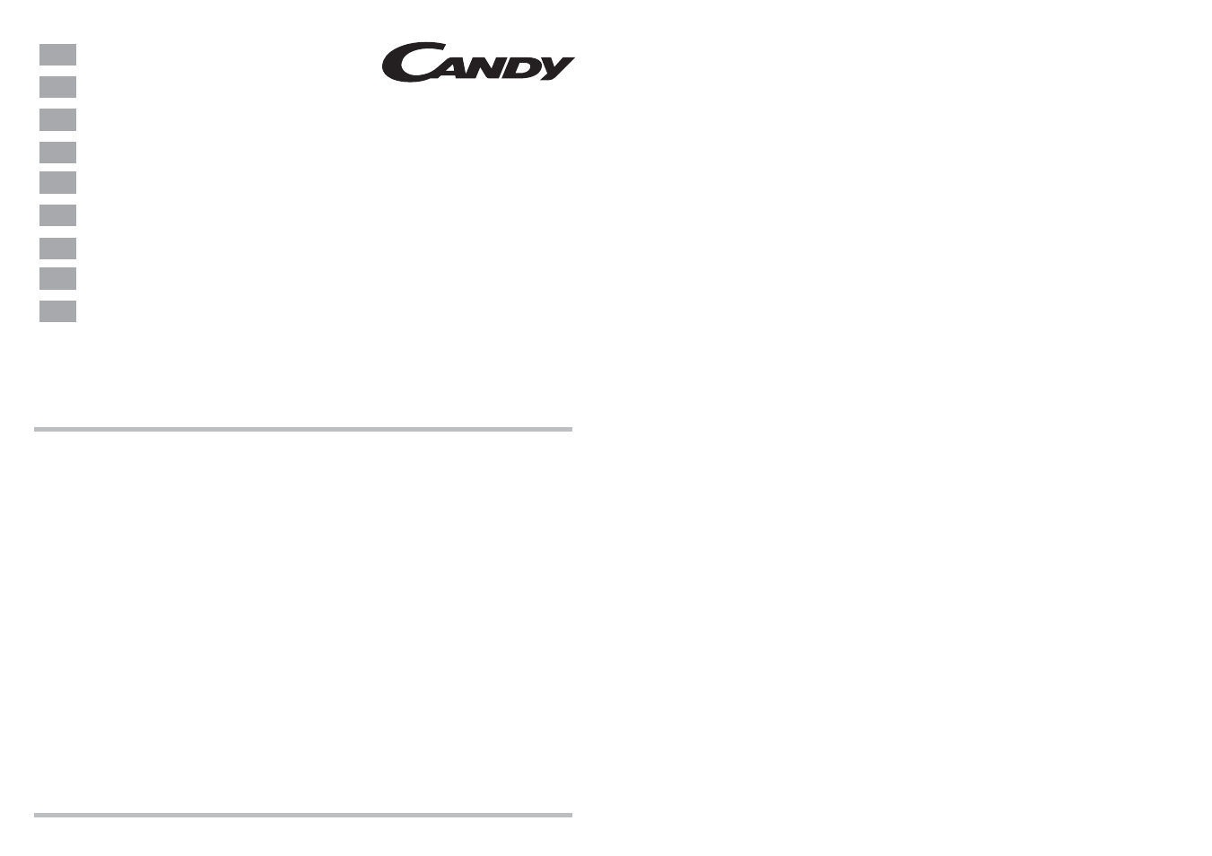 Candy CDI 5015 User Manual | 49 pages