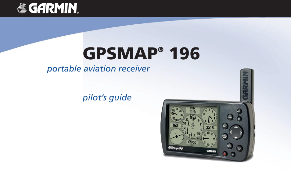 Garmin GPSMAP 196 User Manual | 132 pages