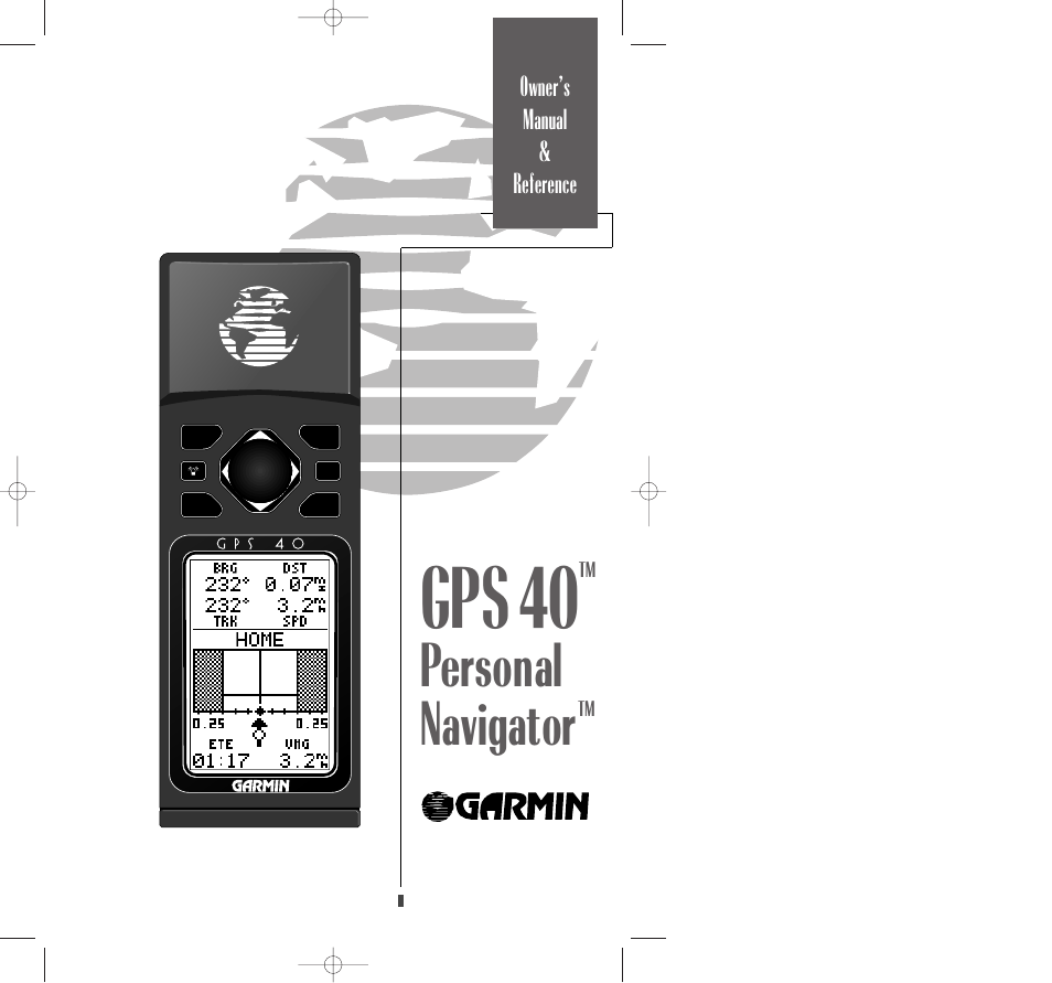 Garmin GPS 40 User Manual | 67 pages