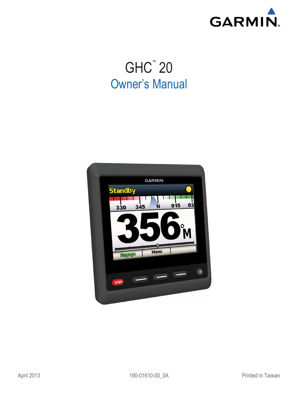 Garmin GHC 20 User Manual | 8 pages