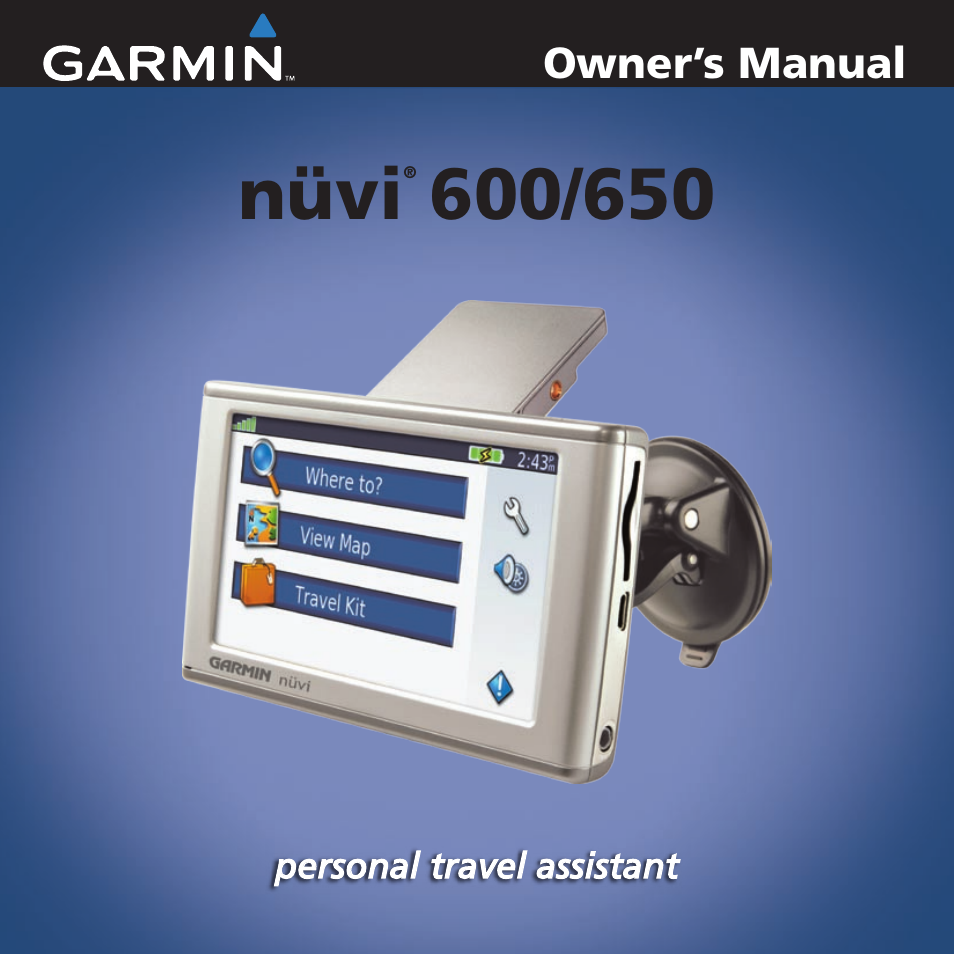 Garmin nuvi 650 User Manual | 49 pages