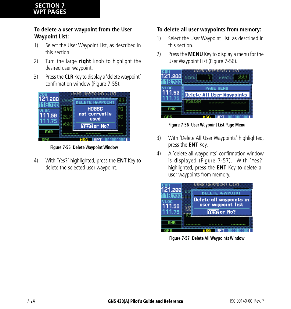 Garmin GNS 430 User Manual | Page 140 / 266 | Also for: GNS 430A