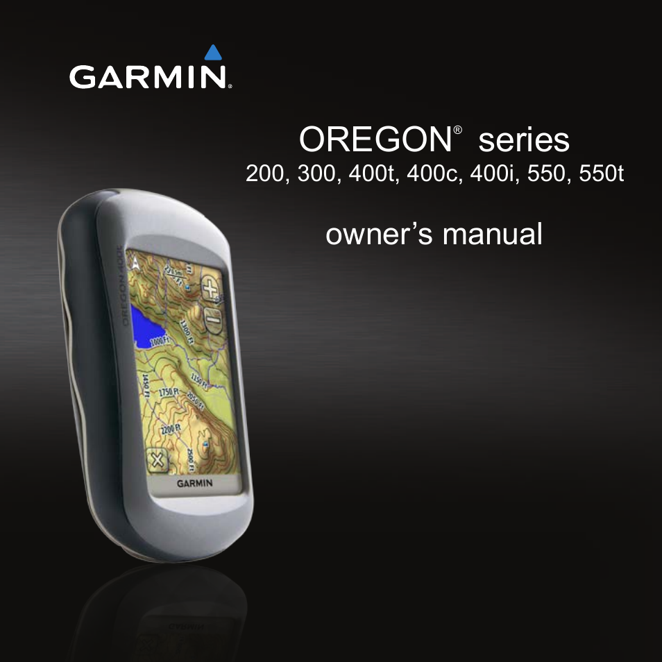 Garmin Oregon 400t User Manual | 56 pages