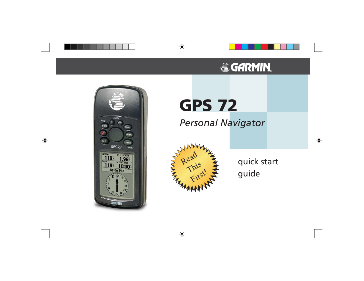 Garmin GPS 72 User Manual | 16 pages