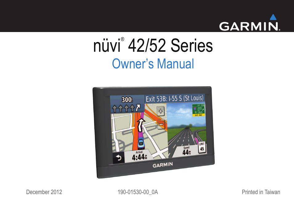 Garmin nuvi 54LM User Manual | 32 pages