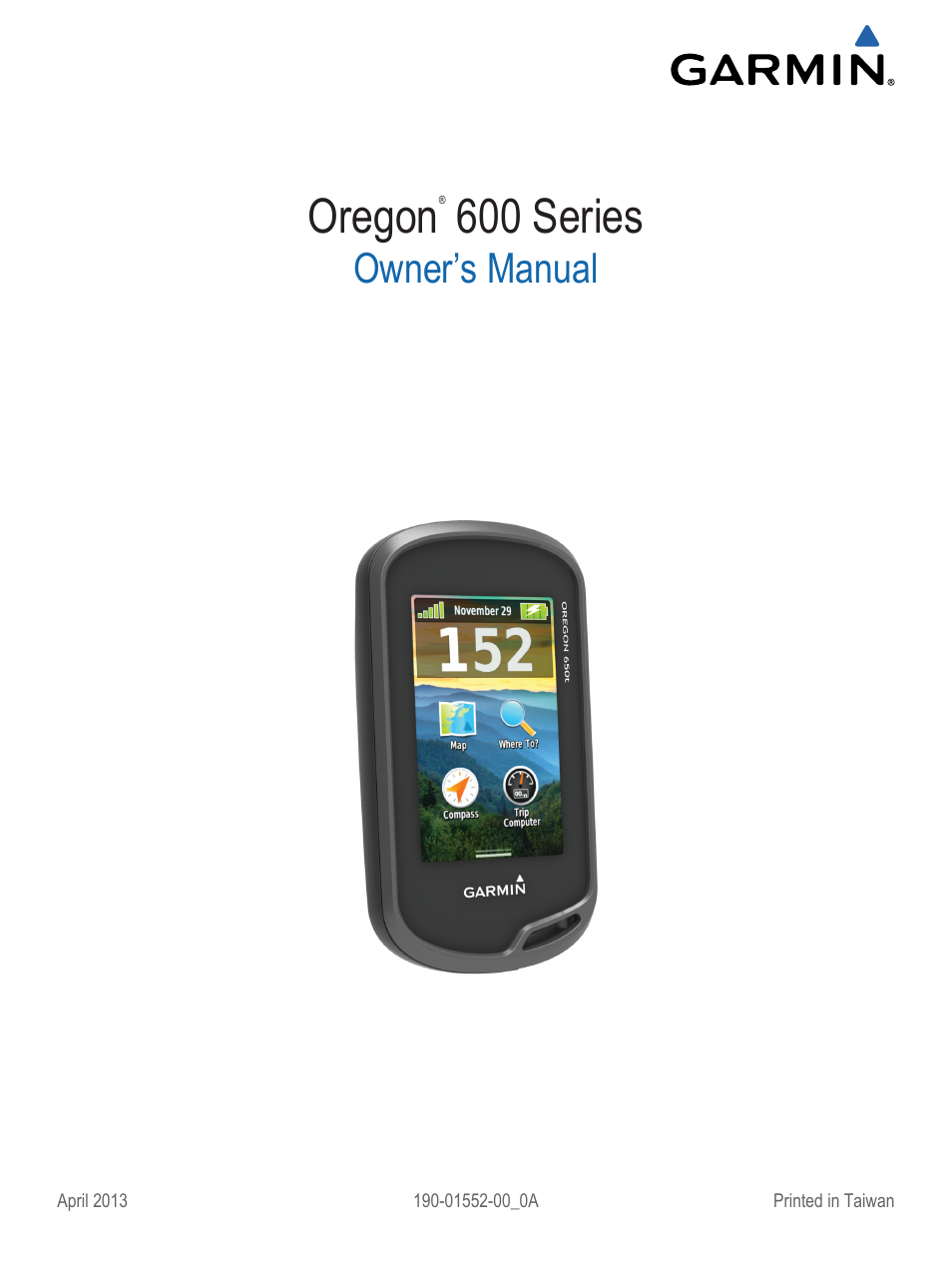 Garmin Oregon 650t User Manual | 22 pages