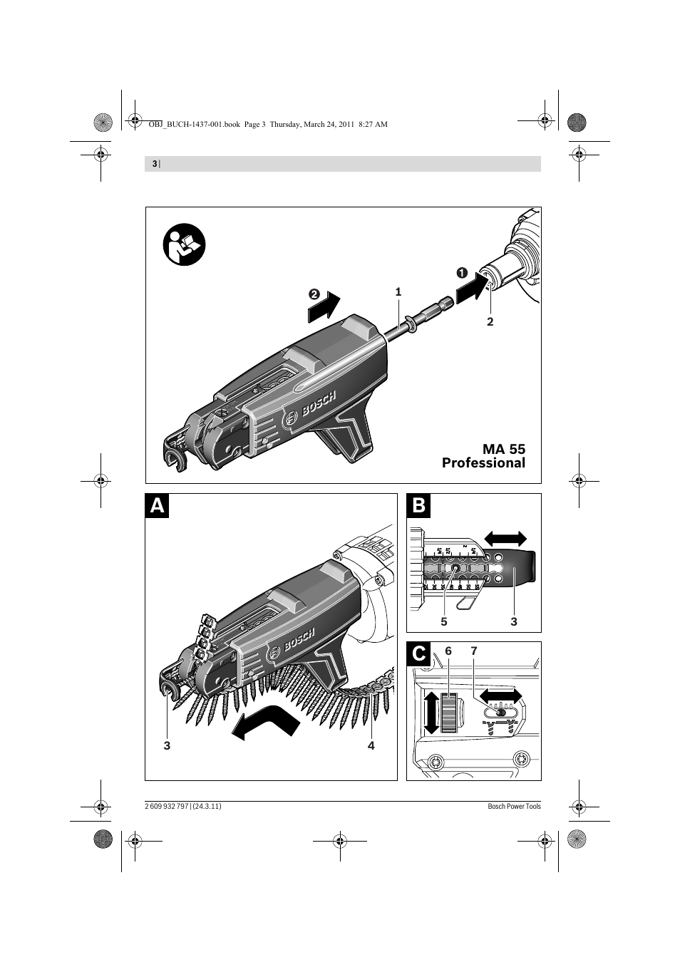 Ab c | Bosch MA 55 Professional User Manual | Page 3 / 53