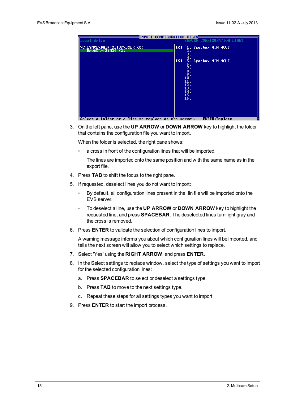EVS XT2 Version 11.02 - July 2013 Configuration Manual User Manual | Page  26 / 227