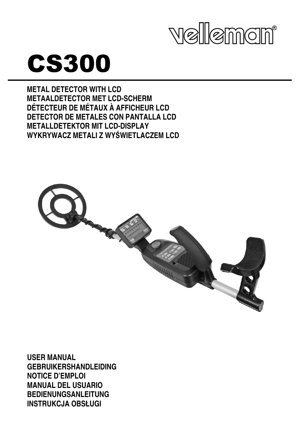 Velleman CS300 User Manual | 40 pages
