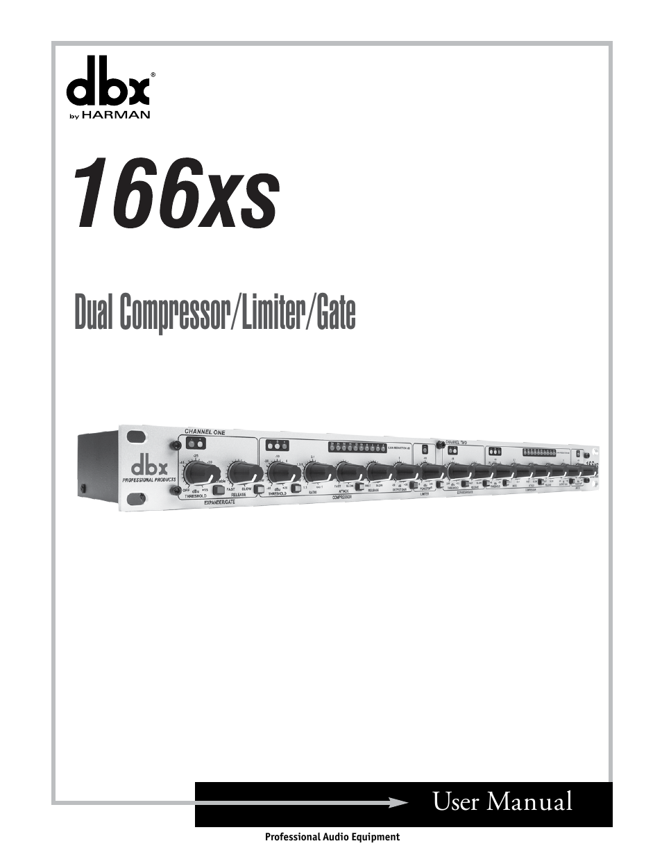 dbx 166xs User Manual | 28 pages | Original mode