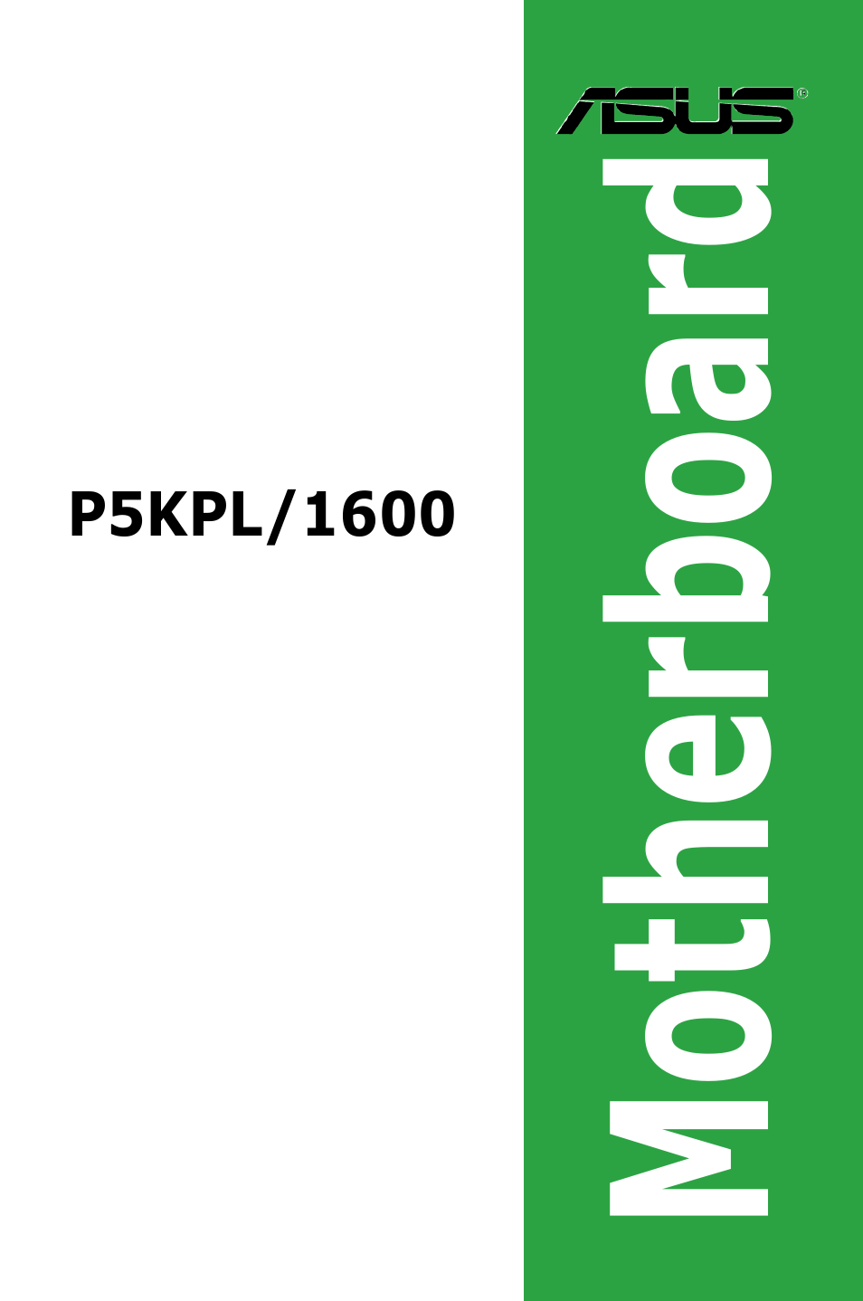 Asus P5KPL/1600 User Manual | 104 pages