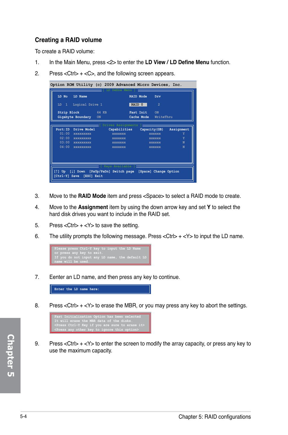 Does not support item assignment. Create Raid Volume что это.