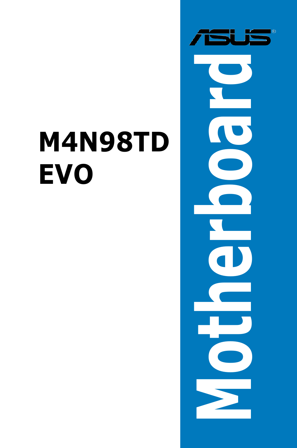 Asus M4N98TD EVO User Manual | 118 pages