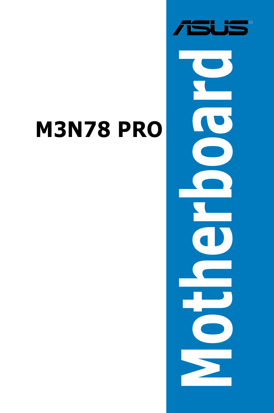 Asus M3N78 Pro User Manual | 168 pages