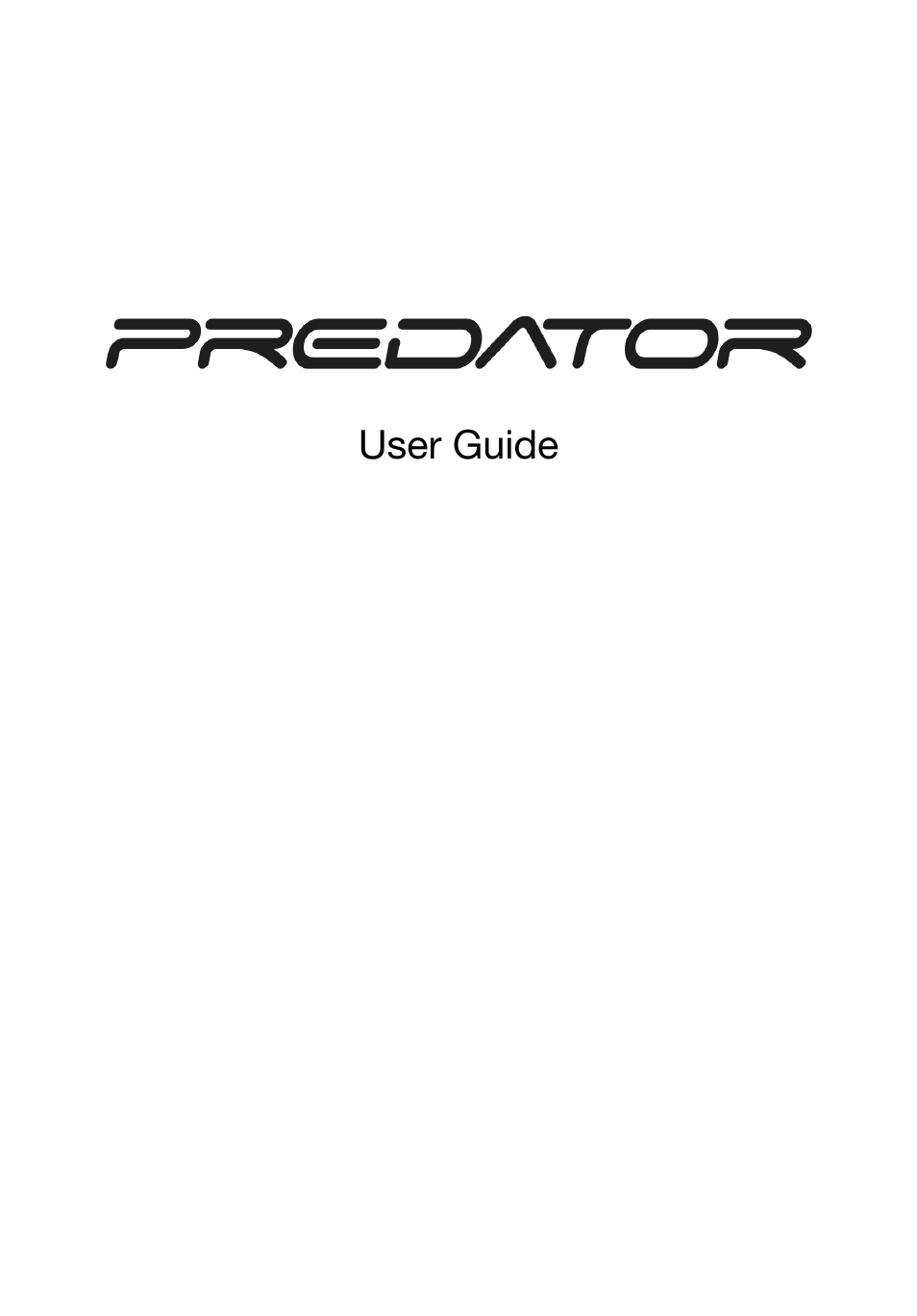 Acer Predator G3620 User Manual | 52 pages