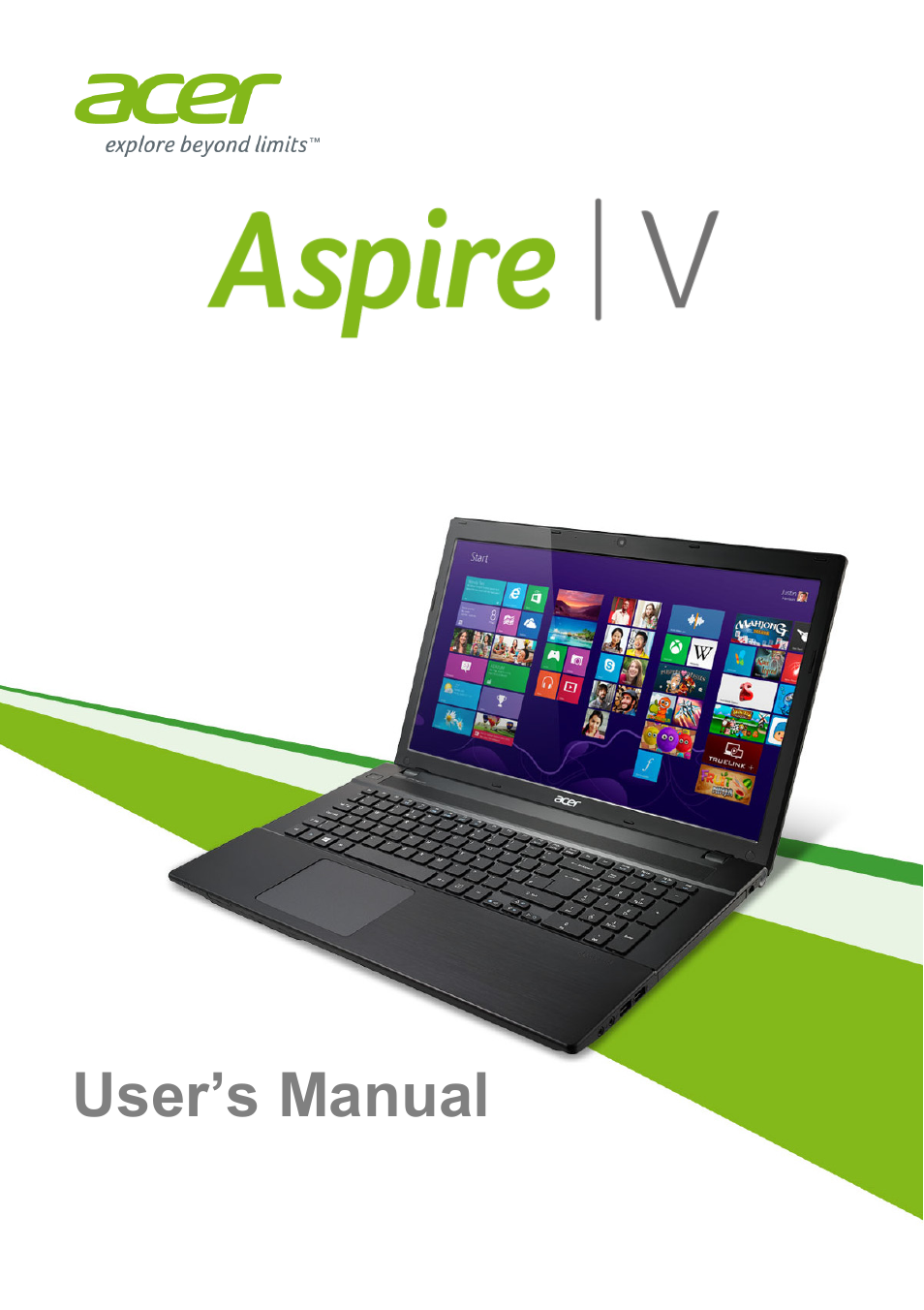 Acer Aspire V3-772G User Manual | 87 pages