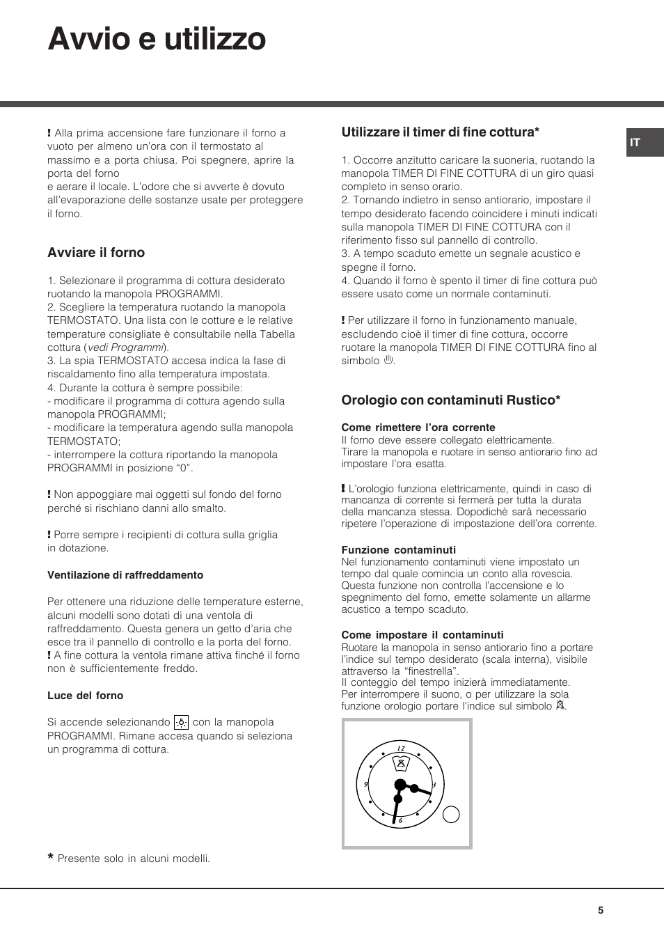 Avvio E Utilizzo Hotpoint Ariston Fh 62 Ha User Manual Page 5 64 Original Mode