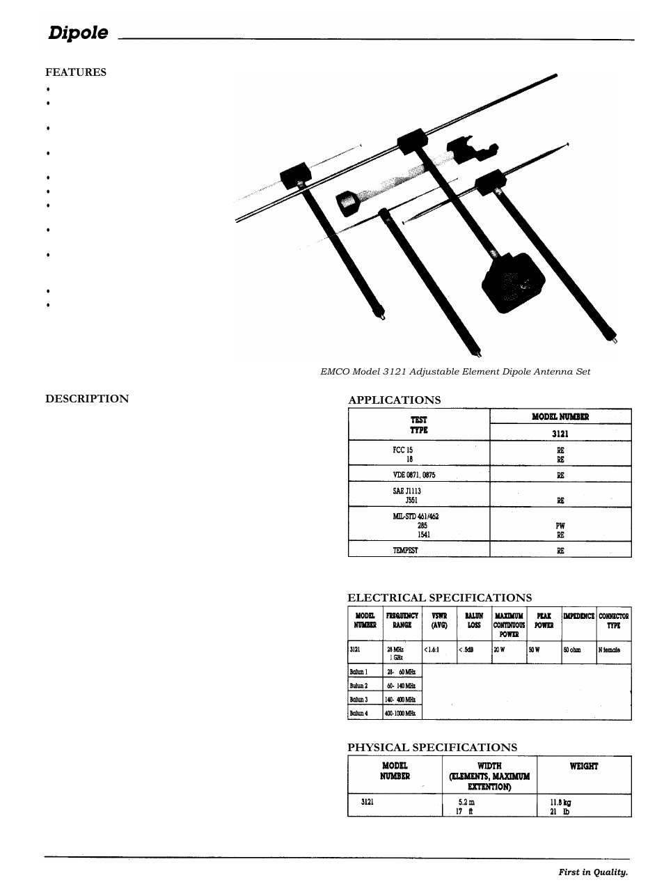 Atec EMCO-ETS-Lindgren-3121 User Manual | 2 pages | Original mode