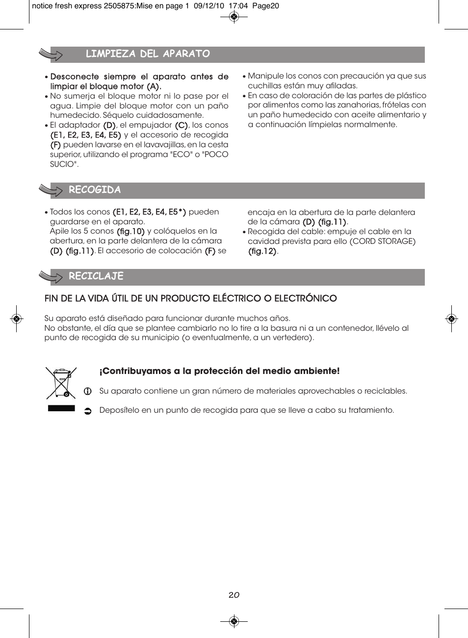 Moulinex FRESH EXPRESS DJ750G User Manual | Page 24 / 76 | Original mode