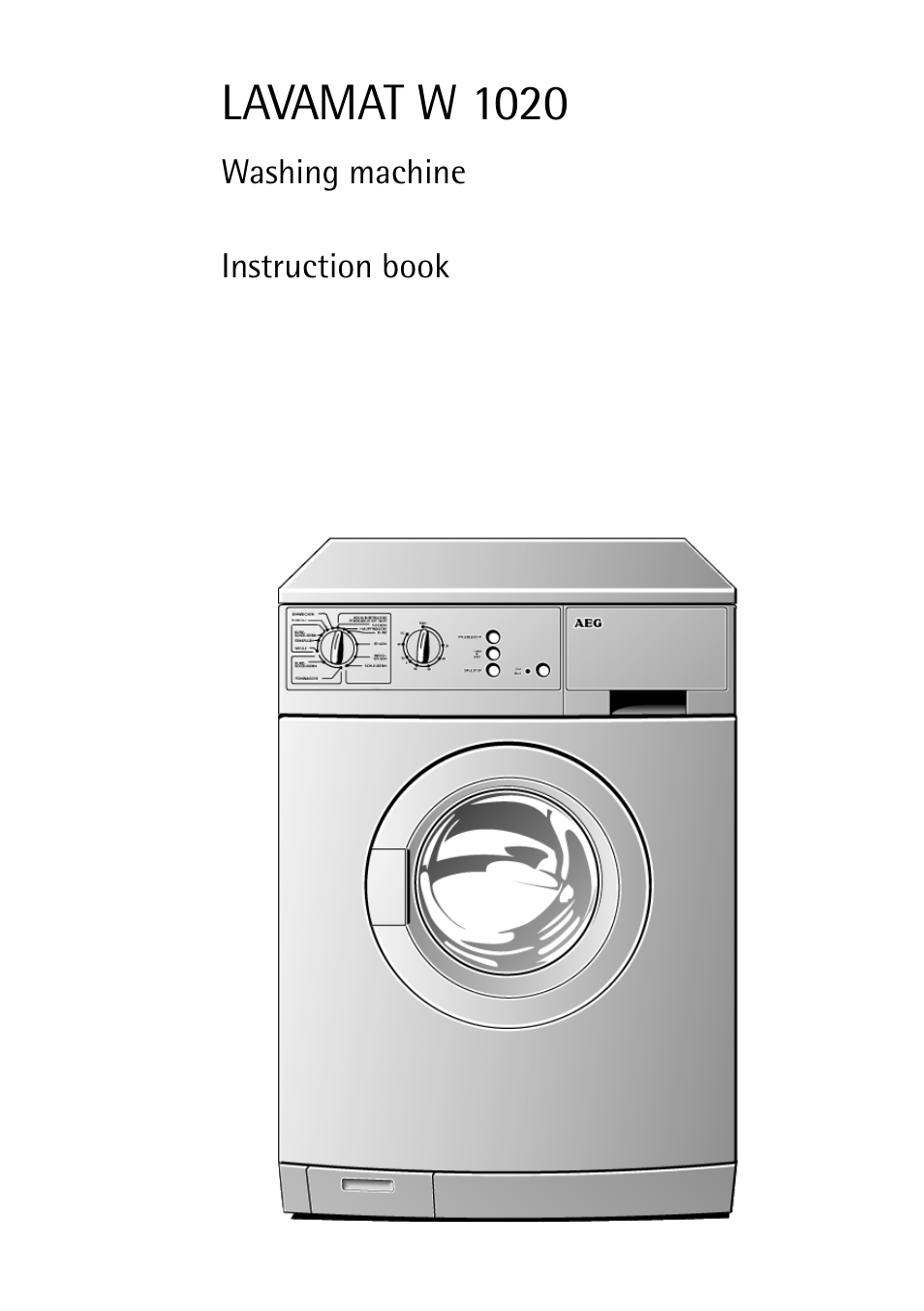 AEG LAVAMAT W 1020 User Manual | 44 pages
