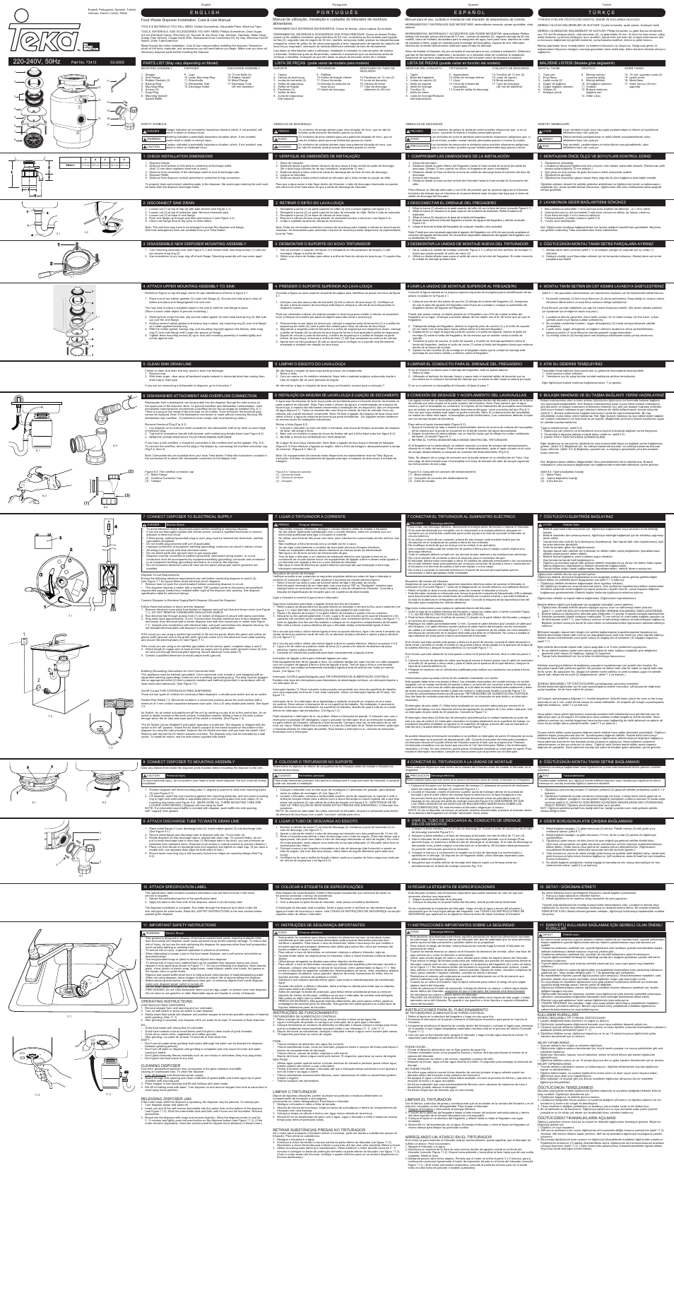 Teka TR 50.2 User Manual | 2 pages | Original mode