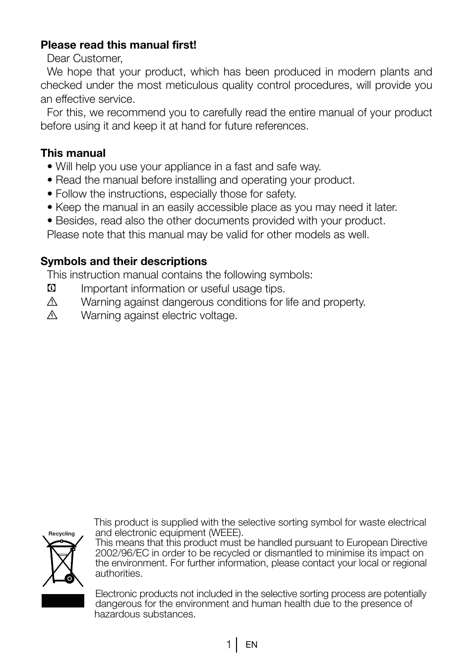 Teka CI 342 User Manual | Page 2 / 83 | Original mode