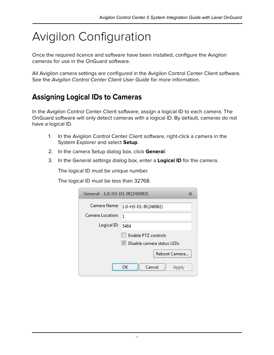 avigilon-configuration-assigning-logical-ids-to-cameras-avigilon