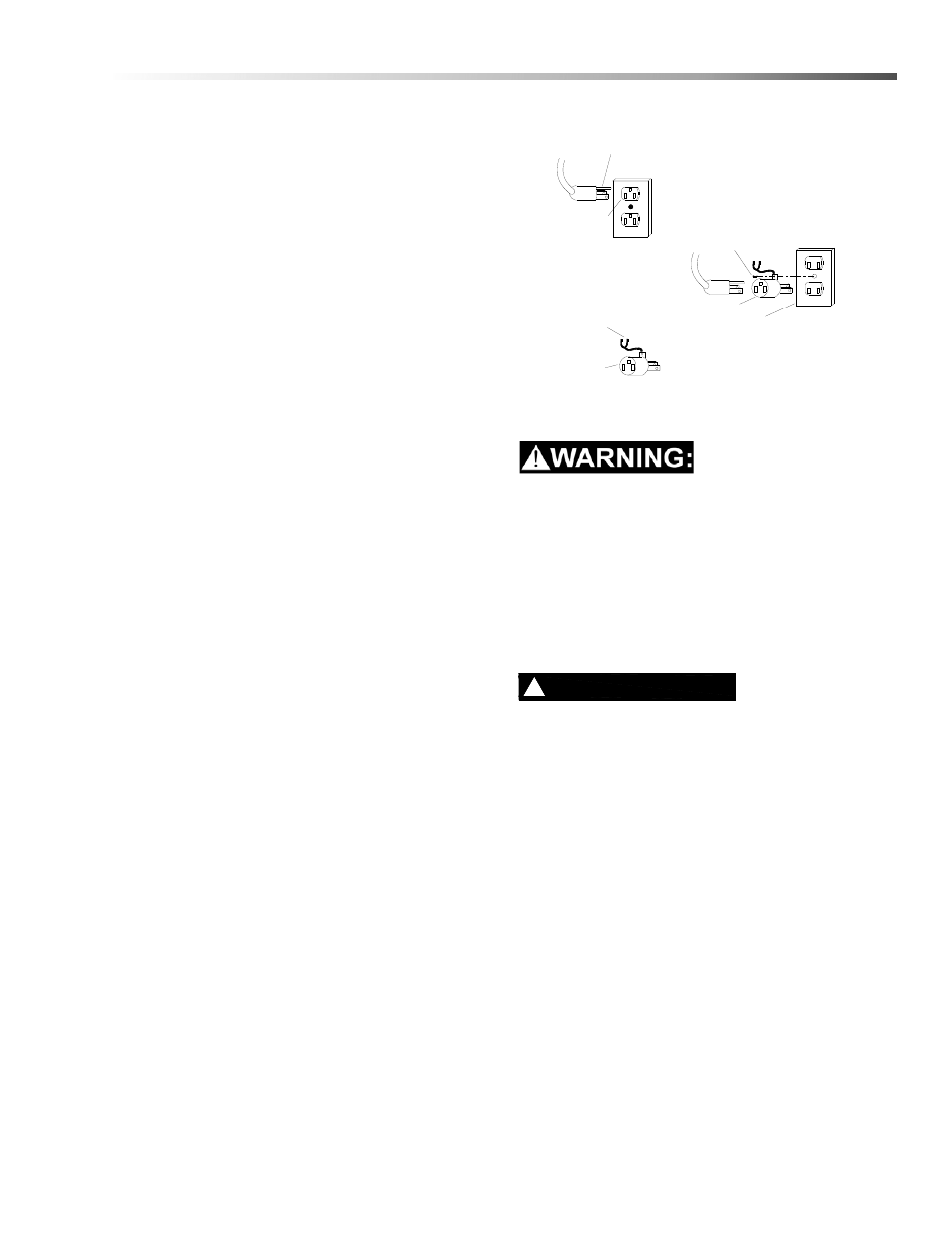 Avertissement, Safety 115v grounding instructions | Prochem Trident