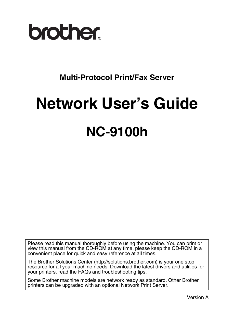 Brother MFC 8220 User Manual | 176 pages