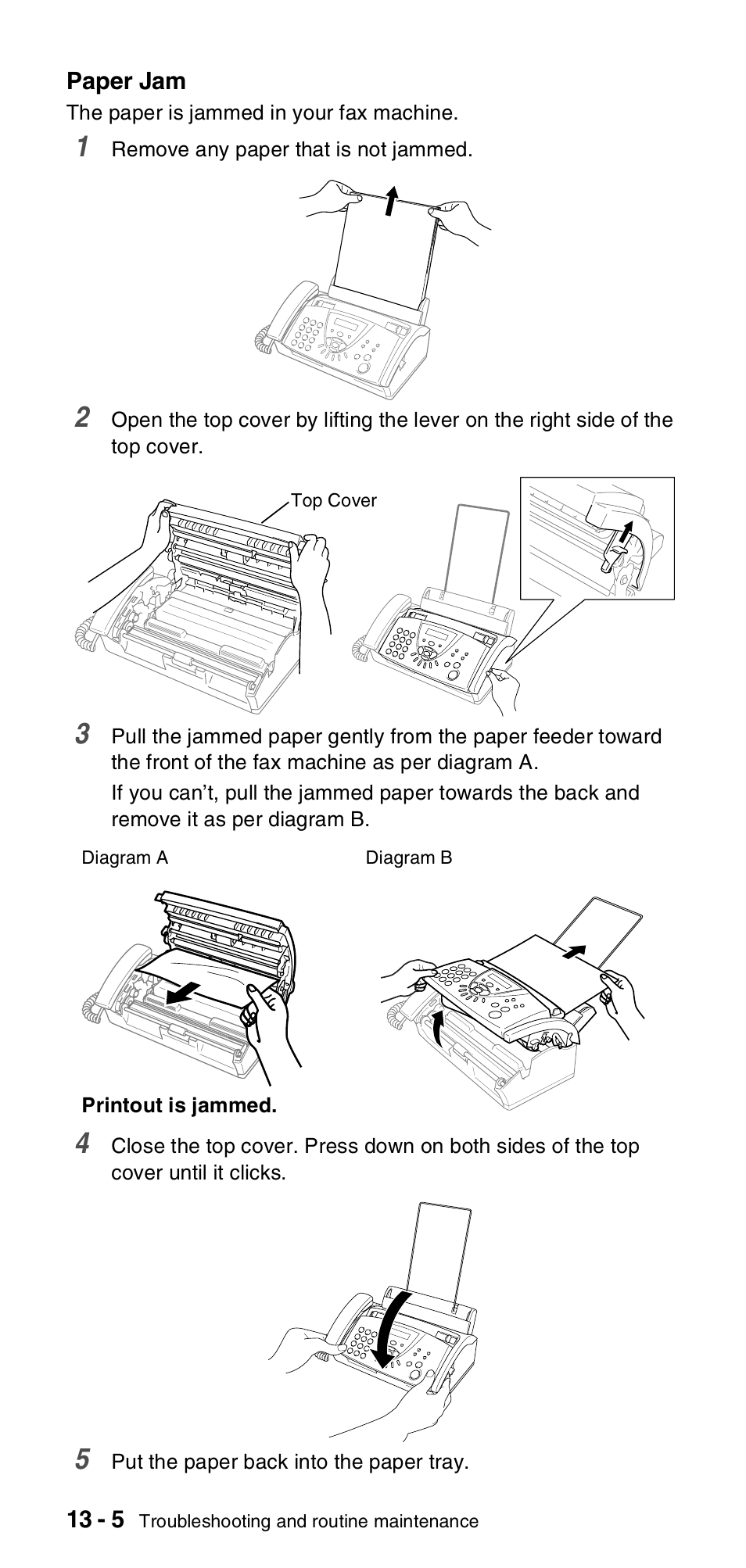 Brother FAX-T106 User Manual | Page 102 / 119 | Original mode | Also for:  FAX-T104