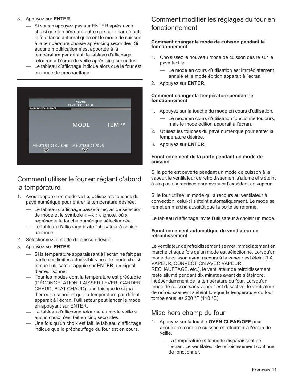 Mise hors champ du four | Bosch HSLP451UC User Manual | Page 48 / 116