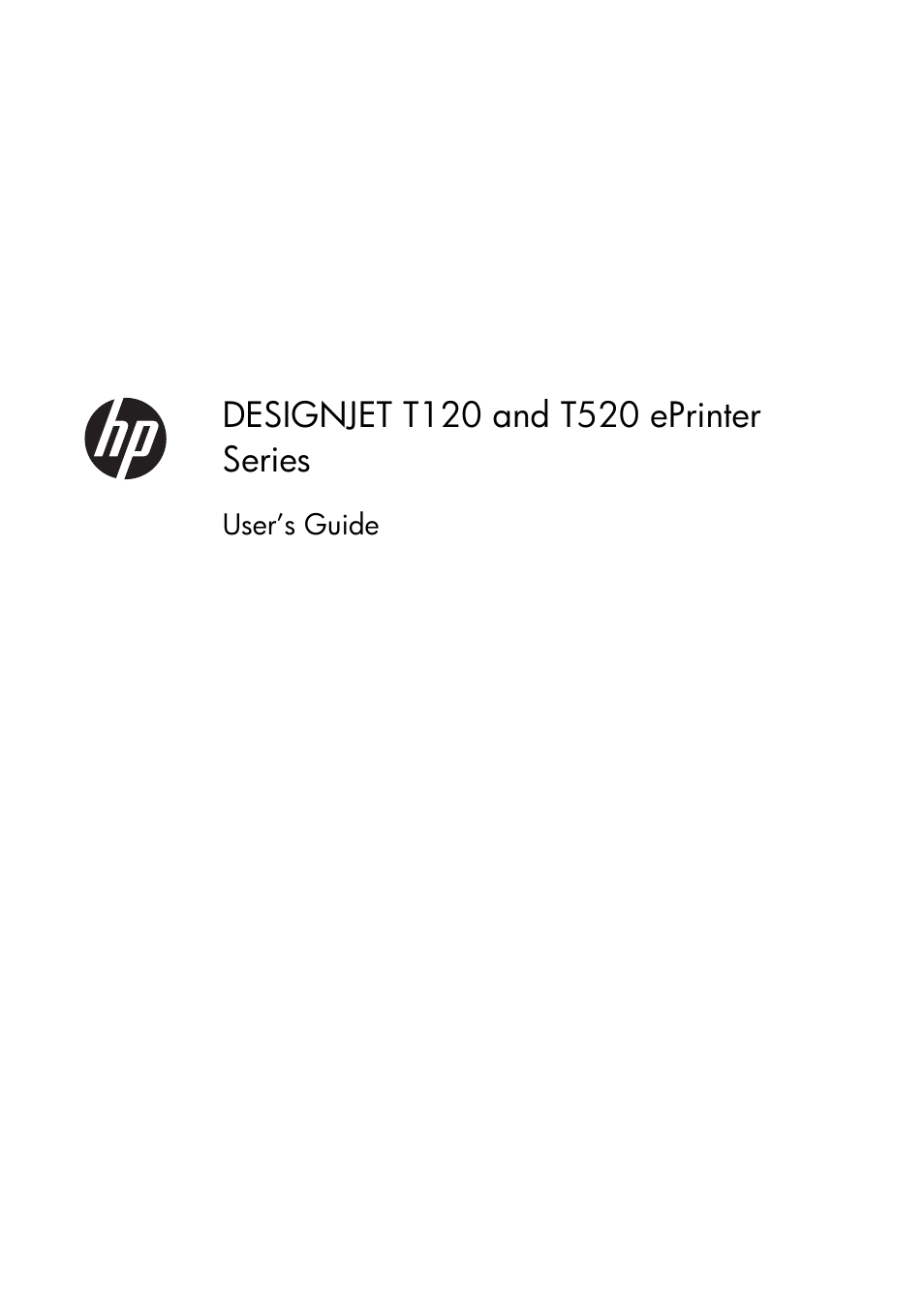 HP Designjet T120 ePrinter User Manual | 156 pages | Also for: Designjet  T520 ePrinter series
