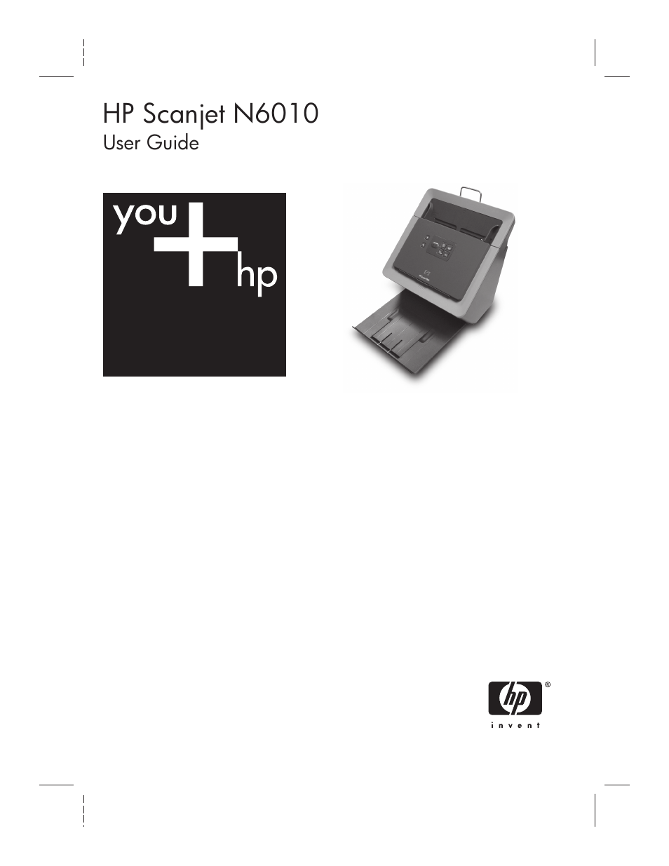 HP Scanjet N6010 Document Sheet-feed Scanner User Manual | 32 pages