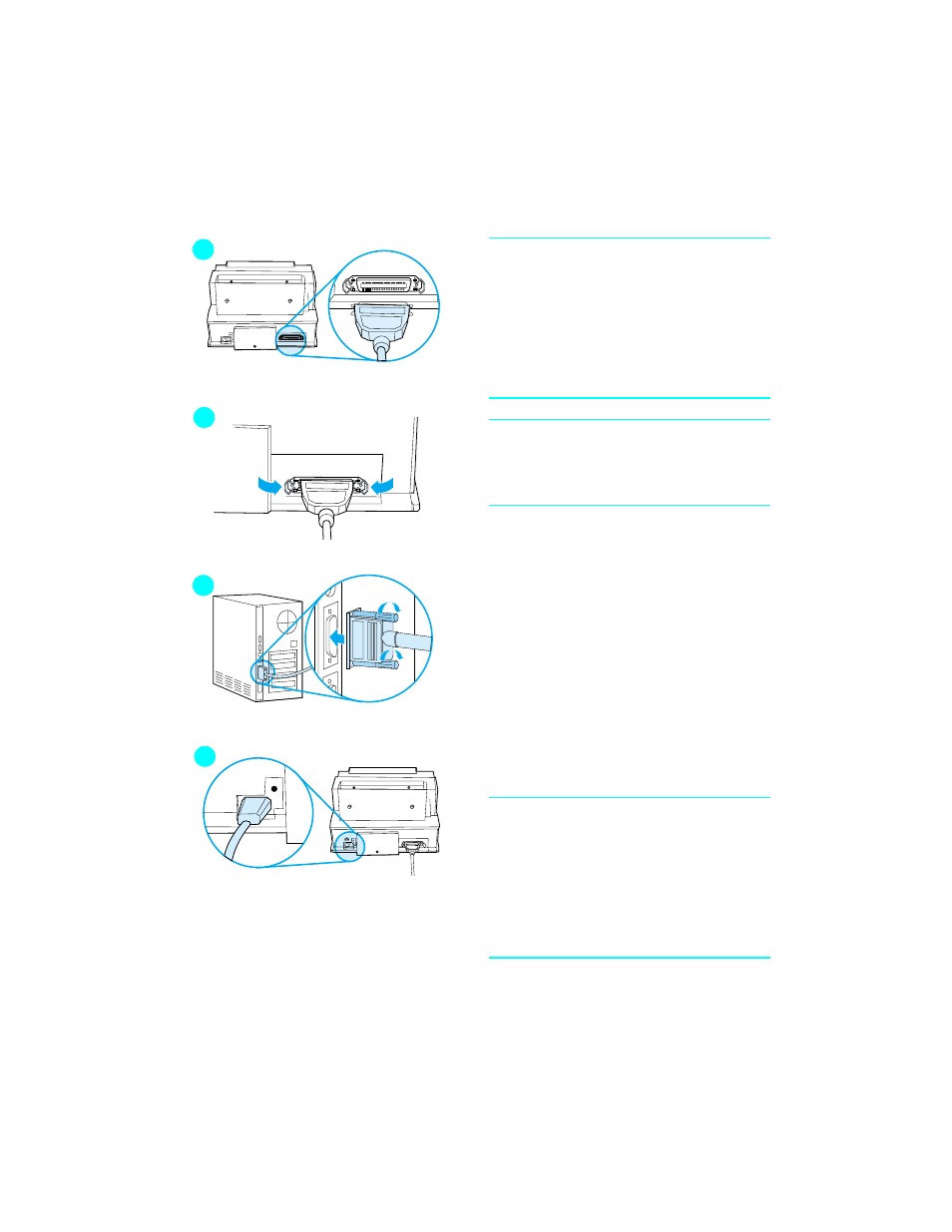 Menghubungkan kabel printer | HP LaserJet 6L Pro Printer User Manual | Page  99 / 178 | Original mode