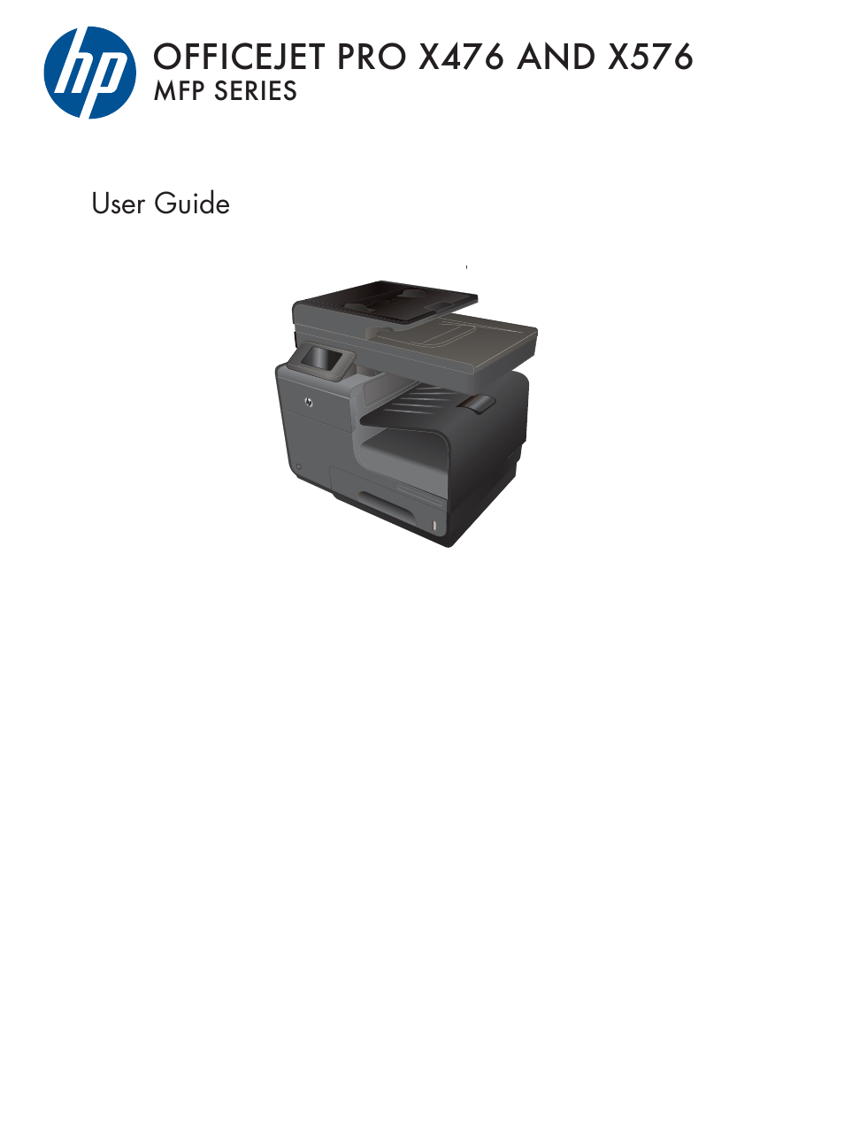 HP Officejet Pro X576 Multifunction Printer series User Manual | 336 pages  | Also for: Officejet Pro X476 Multifunction Printer series