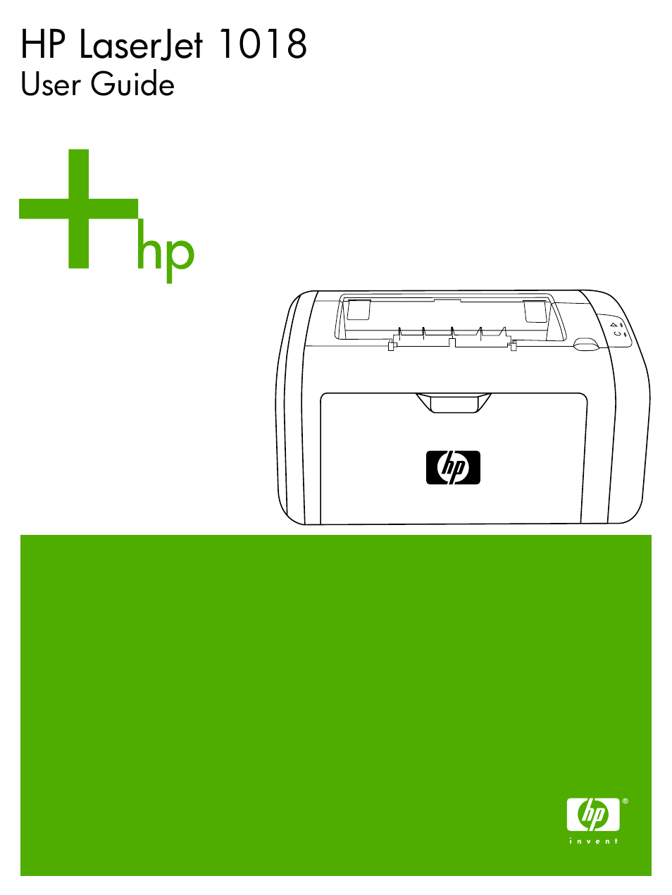HP LaserJet 1018 Printer User Manual | 116 pages