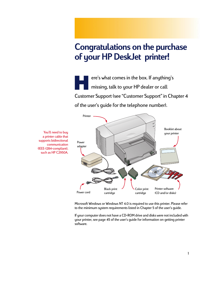 HP Deskjet 710c Printer User Manual | 90 pages