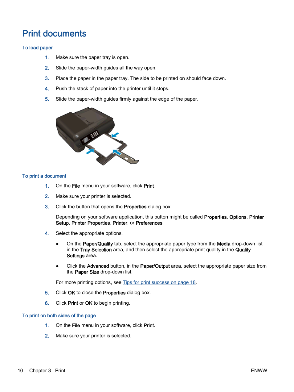 Print documents | HP Officejet 4630 e-All-in-One Printer User Manual | Page  16 / 166 | Original mode